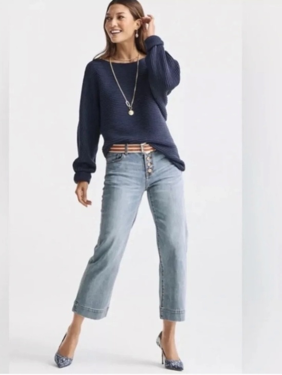 CAbi Denim - Cabi Palm Beach Crop in Denim Size 8
